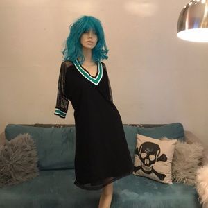 NWT ASOS Basketball T-Shirt Dress in Mesh